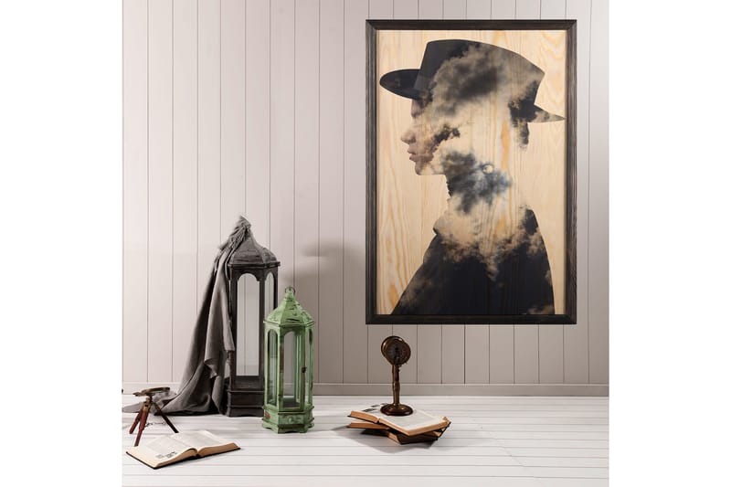 Dekorativ InnRammemet maling 35x50 cm - Flerfarget - Interiør - Maleri & posters - Lerretsbilder