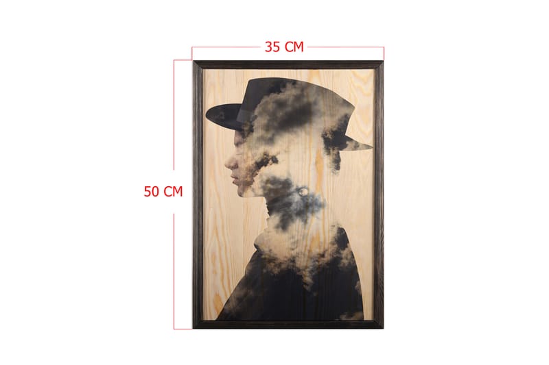 Dekorativ InnRammemet maling 35x50 cm - Flerfarget - Interiør - Maleri & posters - Lerretsbilder