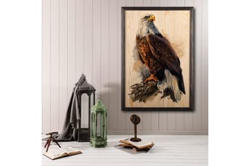 Dekorativ InnRammemet maling 35x50 cm - Flerfarget - Interiør - Maleri & posters - Lerretsbilder
