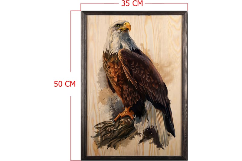Dekorativ InnRammemet maling 35x50 cm - Flerfarget - Lerretsbilder
