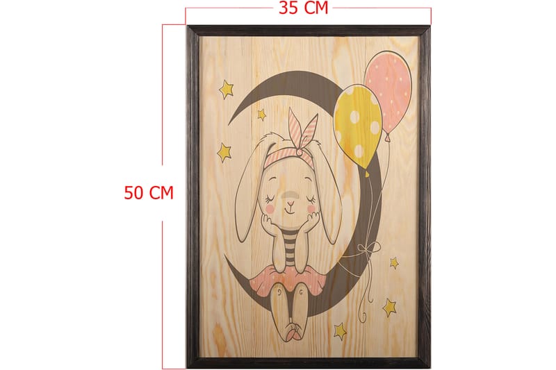 Dekorativ InnRammemet maling 35x50 cm - Flerfarget - Interiør - Maleri & posters - Lerretsbilder