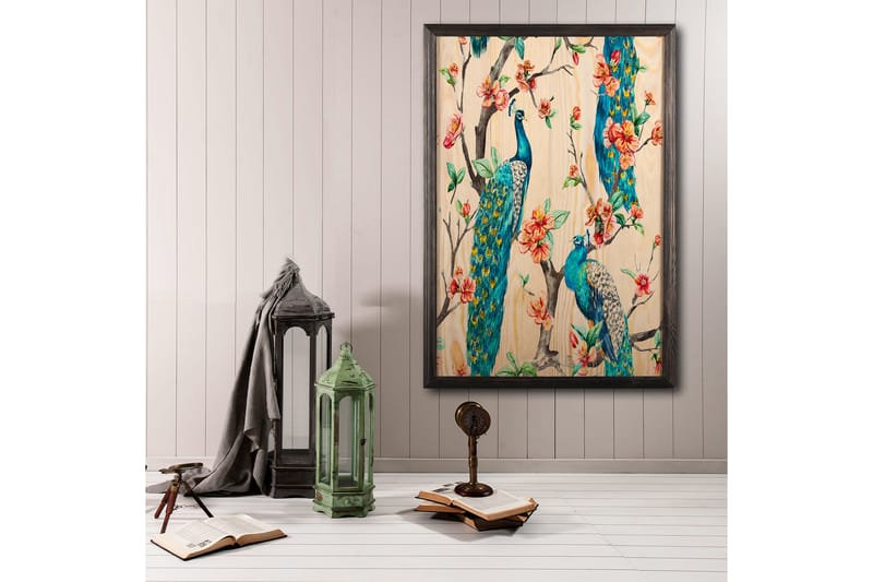 Dekorativ InnRammemet maling 35x50 cm - Flerfarget - Interiør - Maleri & posters - Lerretsbilder