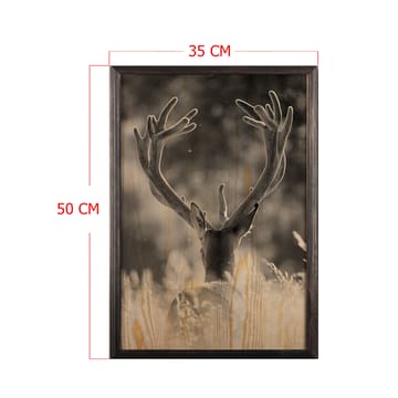 Dekorativ InnRammemet maling 35x50 cm - Flerfarget - Interiør - Maleri & posters - Lerretsbilder