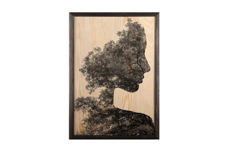 Dekorativ InnRammemet maling 35x50 cm - Flerfarget - Interiør - Maleri & posters - Lerretsbilder