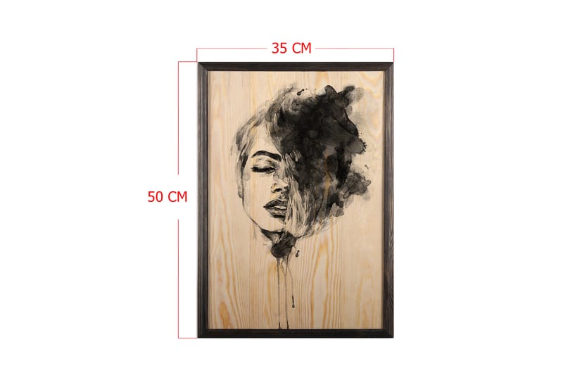 Dekorativ InnRammemet maling 35x50 cm - Flerfarget - Interiør - Maleri & posters - Lerretsbilder