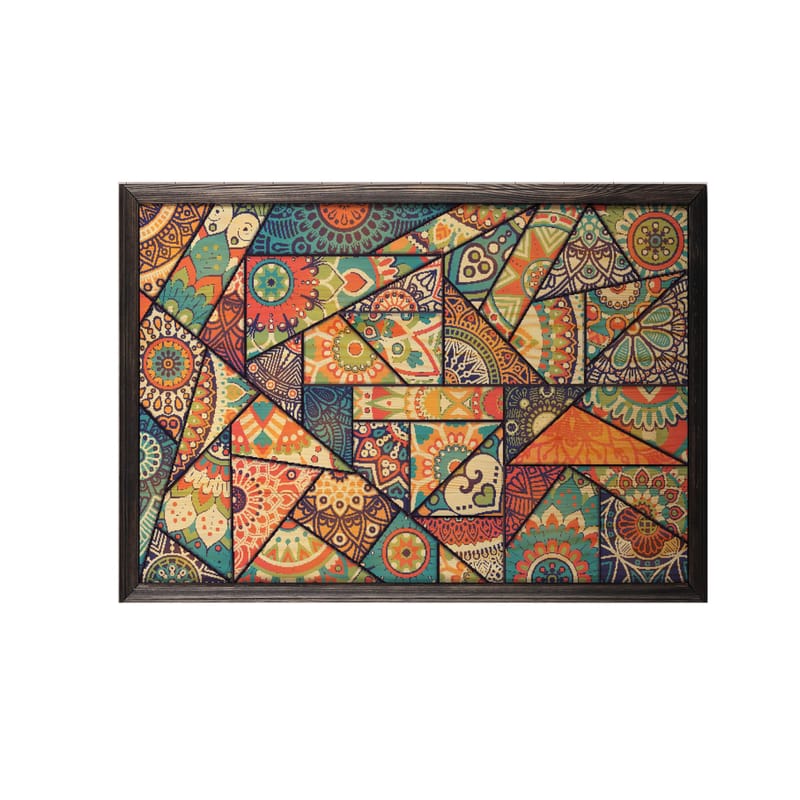 Dekorativ InnRammemet maling 35x50 cm - Flerfarget - Interiør - Maleri & posters - Lerretsbilder