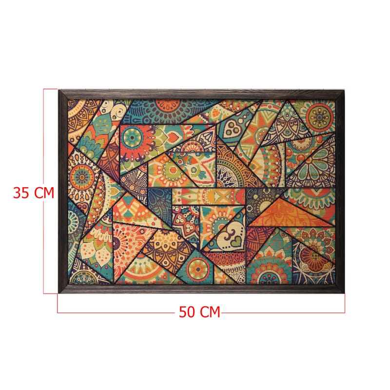 Dekorativ InnRammemet maling 35x50 cm - Flerfarget - Interiør - Maleri & posters - Lerretsbilder
