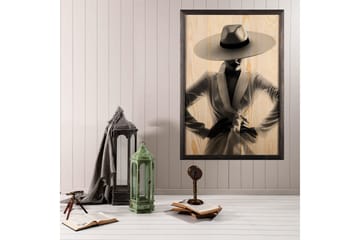 Dekorativ InnRammemet maling 35x50 cm - Flerfarget - Interiør - Maleri & posters - Lerretsbilder