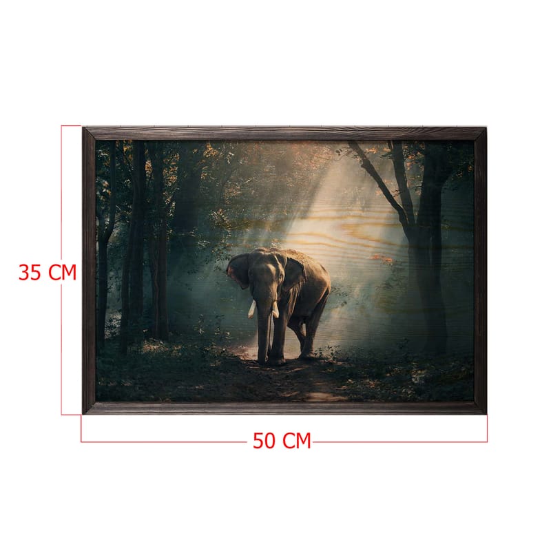 Dekorativ InnRammemet maling 35x50 cm - Flerfarget - Interiør - Maleri & posters - Lerretsbilder