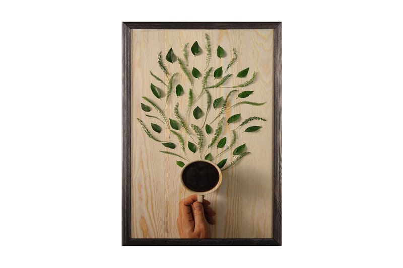 Dekorativ InnRammemet maling 35x50 cm - Flerfarget - Interiør - Maleri & posters - Lerretsbilder