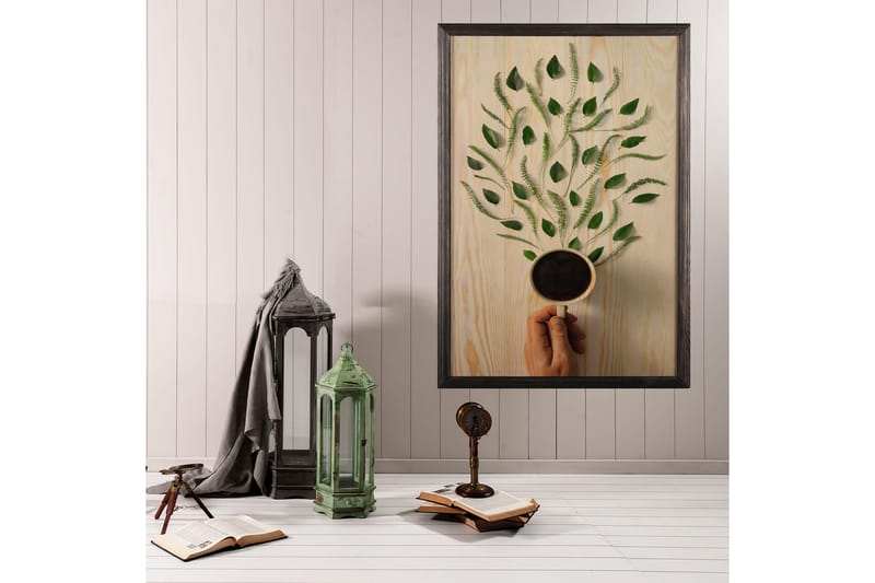 Dekorativ InnRammemet maling 35x50 cm - Flerfarget - Interiør - Maleri & posters - Lerretsbilder