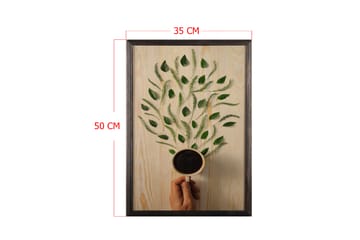 Dekorativ InnRammemet maling 35x50 cm - Flerfarget - Interiør - Maleri & posters - Lerretsbilder