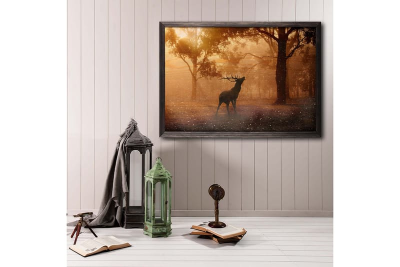 Dekorativ InnRammemet maling 35x50 cm - Flerfarget - Interiør - Maleri & posters - Lerretsbilder