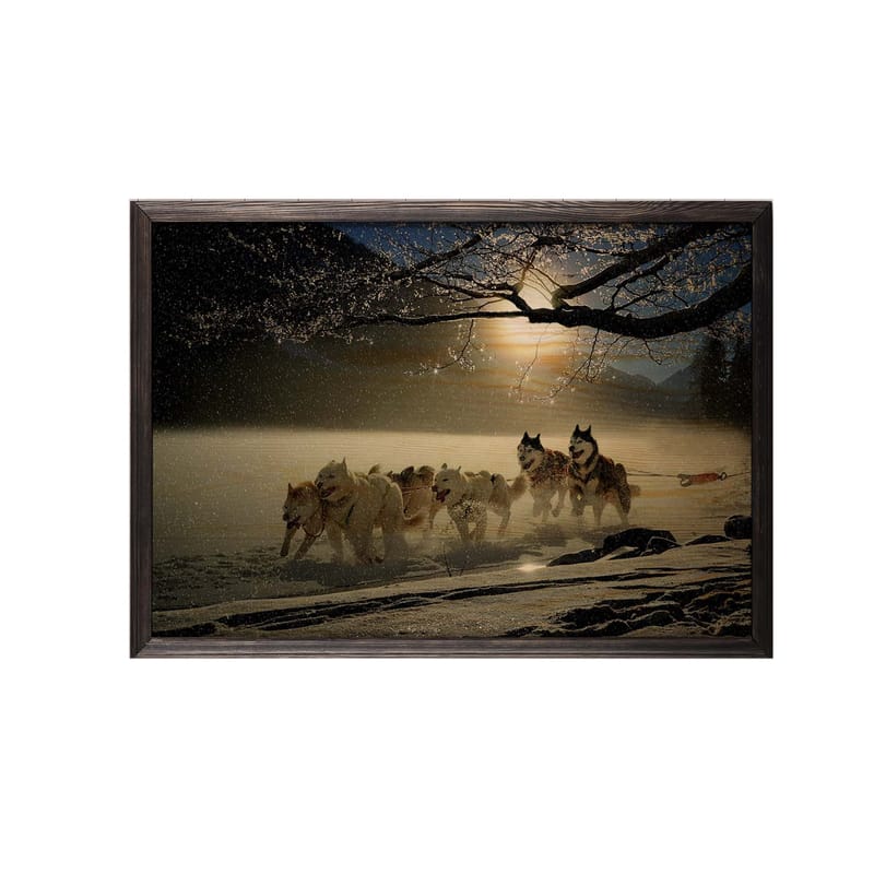 Dekorativ InnRammemet maling 35x50 cm - Flerfarget - Interiør - Maleri & posters - Lerretsbilder