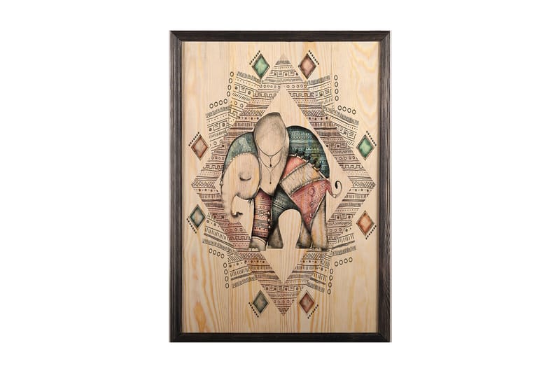 Dekorativ InnRammemet maling 50x70 cm - Flerfarget - Interiør - Maleri & posters - Lerretsbilder