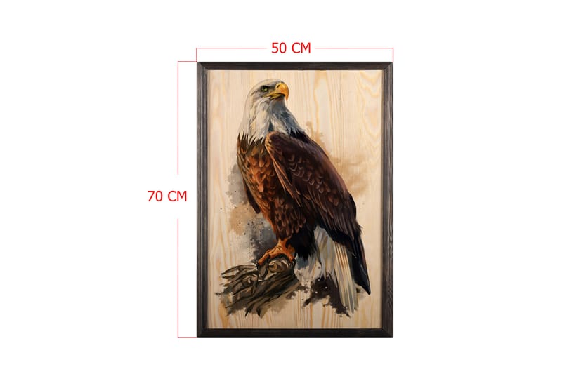 Dekorativ InnRammemet maling 50x70 cm - Flerfarget - Interiør - Maleri & posters - Lerretsbilder