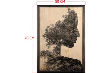 Dekorativ InnRammemet maling 50x70 cm - Flerfarget - Interiør - Maleri & posters - Lerretsbilder