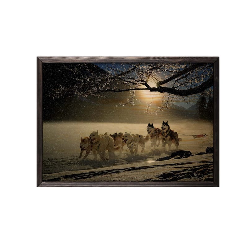 Dekorativ InnRammemet maling 50x70 cm - Flerfarget - Interiør - Maleri & posters - Lerretsbilder