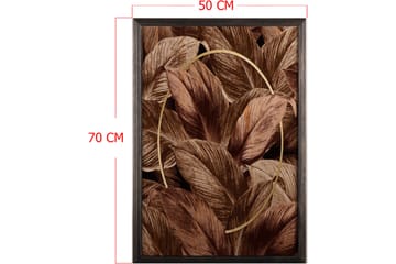 Dekorativ InnRammemet maling 50x70 cm - Flerfarget - Interiør - Maleri & posters - Lerretsbilder