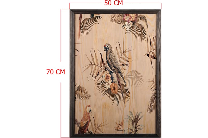 Dekorativ InnRammemet maling 50x70 cm - Flerfarget - Interiør - Maleri & posters - Lerretsbilder