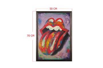 Dekorativ InnRammemet maling 50x70 cm - Flerfarget - Interiør - Maleri & posters - Lerretsbilder