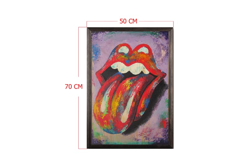Dekorativ InnRammemet maling 50x70 cm - Flerfarget - Interiør - Maleri & posters - Lerretsbilder