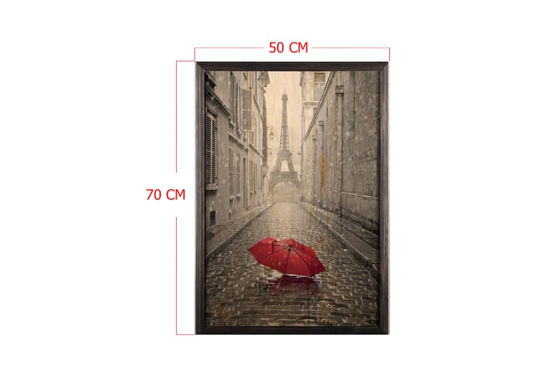 Dekorativ InnRammemet maling 50x70 cm - Flerfarget - Interiør - Maleri & posters - Lerretsbilder