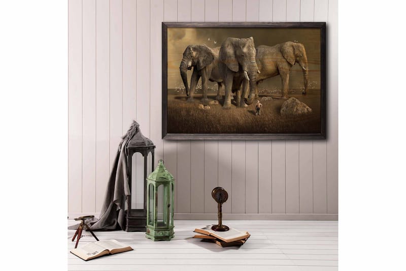 Dekorativ InnRammemet maling 50x70 cm - Flerfarget - Interiør - Maleri & posters - Lerretsbilder