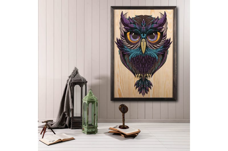 Dekorativ InnRammemet maling 50x70 cm - Flerfarget - Interiør - Maleri & posters - Lerretsbilder