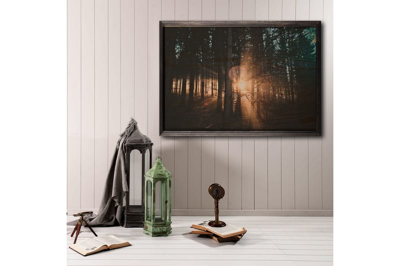 Dekorativ InnRammemet maling 50x70 cm - Flerfarget - Interiør - Maleri & posters - Lerretsbilder