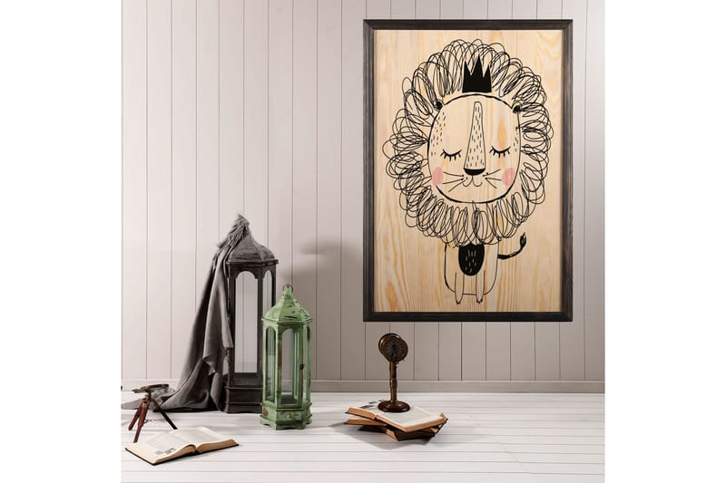 Dekorativ InnRammemet maling 50x70 cm - Flerfarget - Interiør - Maleri & posters - Lerretsbilder