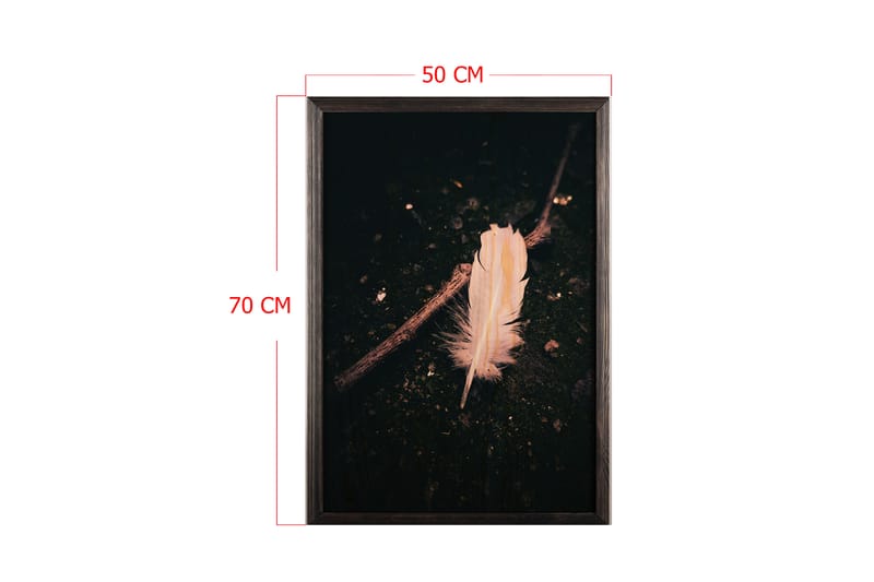 Dekorativ InnRammemet maling 50x70 cm - Flerfarget - Interiør - Maleri & posters - Lerretsbilder