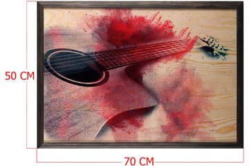 Dekorativ InnRammemet maling 50x70 cm - Flerfarget - Interiør - Maleri & posters - Lerretsbilder