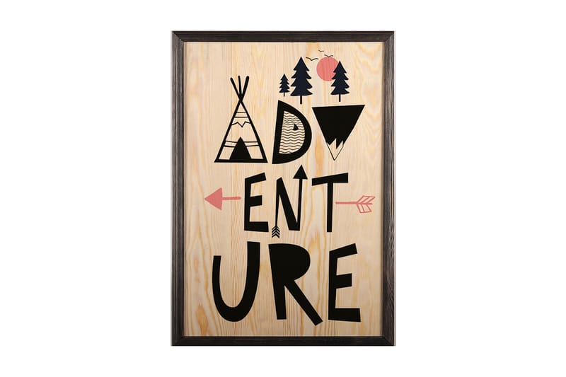 Dekorativ InnRammemet maling 50x70 cm - Flerfarget - Interiør - Maleri & posters - Lerretsbilder