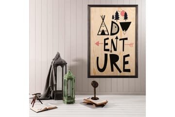 Dekorativ InnRammemet maling 50x70 cm - Flerfarget - Interiør - Maleri & posters - Lerretsbilder