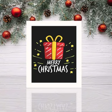 Dekorativ InnRammemet MDF-maling 24x29 cm - Flerfarget - Interiør - Maleri & posters - Lerretsbilder