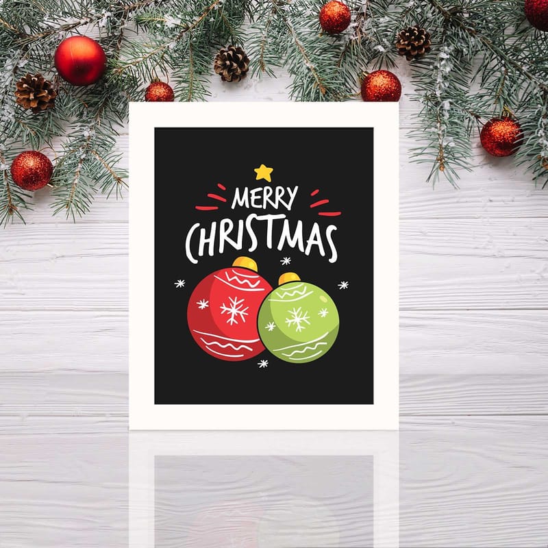 Dekorativ InnRammemet MDF-maling 24x29 cm - Flerfarget - Interiør - Maleri & posters - Lerretsbilder