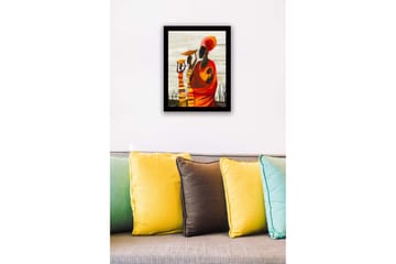 Dekorativ InnRammemet MDF-maling - Flerfarget - Interiør - Maleri & posters - Lerretsbilder