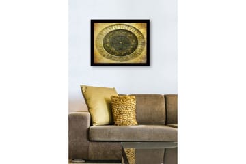 Dekorativ InnRammemet MDF-maling - Flerfarget - Interiør - Maleri & posters - Lerretsbilder