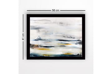 Dekorativ InnRammemet MDF-maling - Flerfarget - Interiør - Maleri & posters - Lerretsbilder