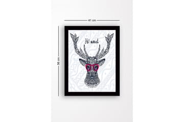 Dekorativ InnRammemet MDF-maling - Flerfarget - Interiør - Maleri & posters - Lerretsbilder