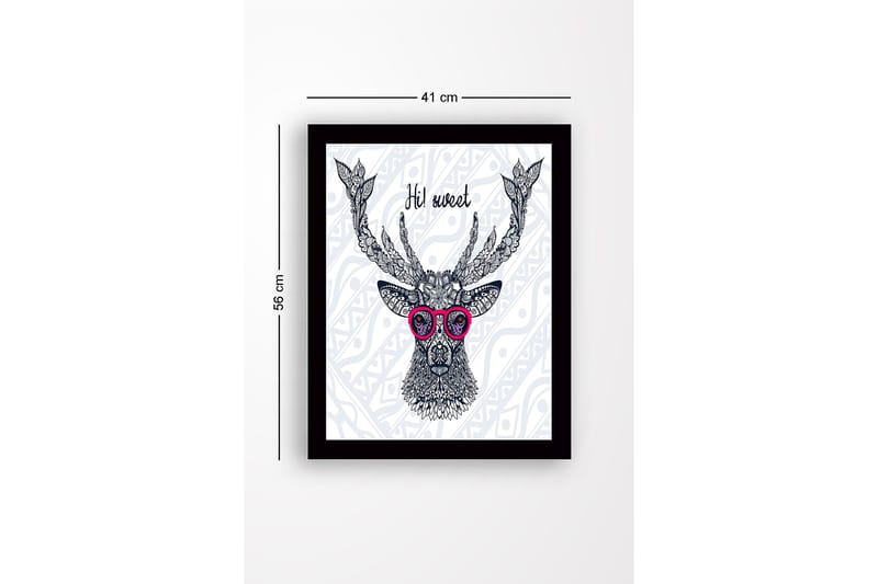 Dekorativ InnRammemet MDF-maling - Flerfarget - Interiør - Maleri & posters - Lerretsbilder
