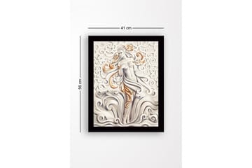 Dekorativ InnRammemet MDF-maling - Flerfarget - Interiør - Maleri & posters - Lerretsbilder