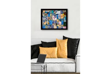 Dekorativ InnRammemet MDF-maling - Flerfarget - Interiør - Maleri & posters - Lerretsbilder