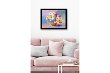 Dekorativ InnRammemet MDF-maling - Flerfarget - Interiør - Maleri & posters - Lerretsbilder