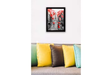 Dekorativ InnRammemet MDF-maling - Flerfarget - Interiør - Maleri & posters - Lerretsbilder