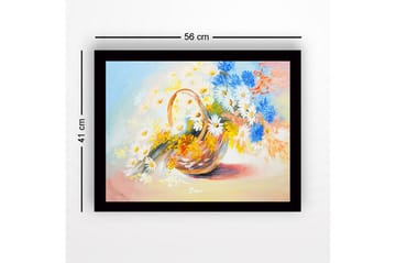 Dekorativ InnRammemet MDF-maling - Flerfarget - Interiør - Maleri & posters - Lerretsbilder