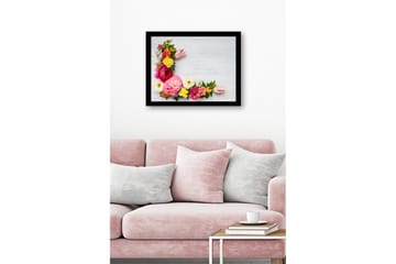Dekorativ InnRammemet MDF-maling - Flerfarget - Interiør - Maleri & posters - Lerretsbilder