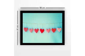 Dekorativ InnRammemet MDF-maling - Flerfarget - Interiør - Maleri & posters - Lerretsbilder