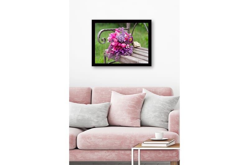 Dekorativ InnRammemet MDF-maling - Flerfarget - Interiør - Maleri & posters - Lerretsbilder